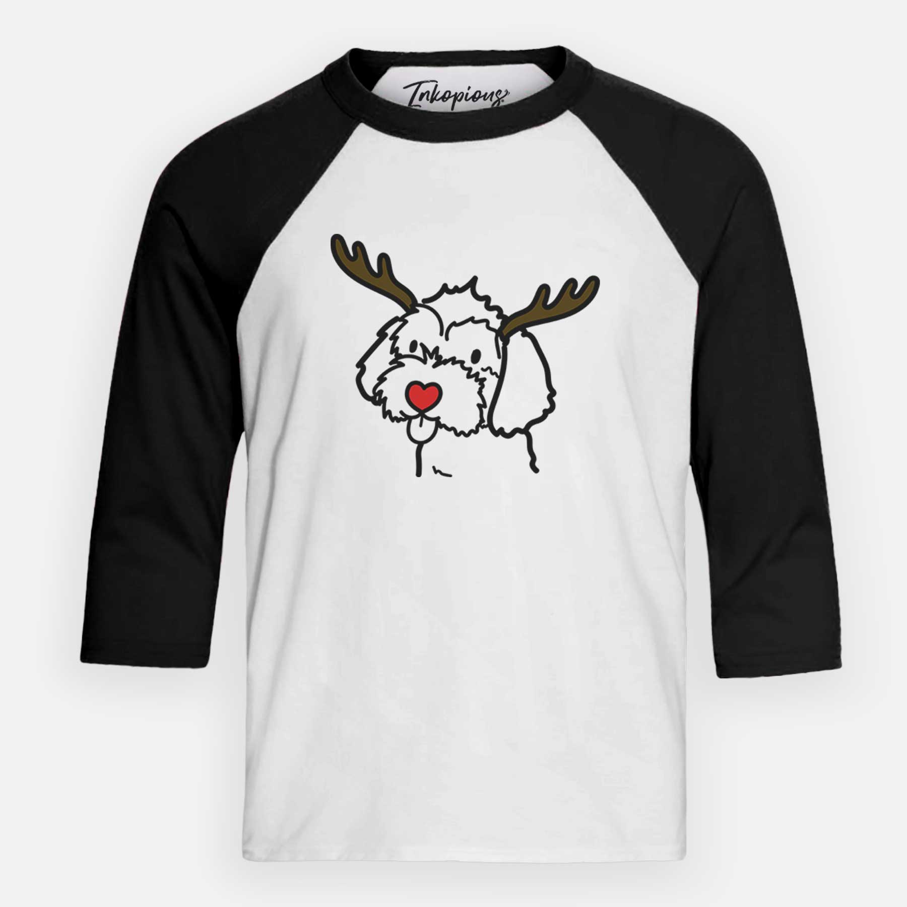 Red Nose Havapoo - Youth 3/4 Long Sleeve