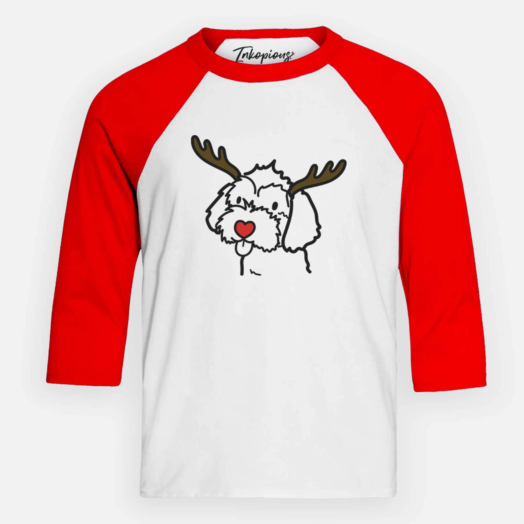 Red Nose Havapoo - Youth 3/4 Long Sleeve