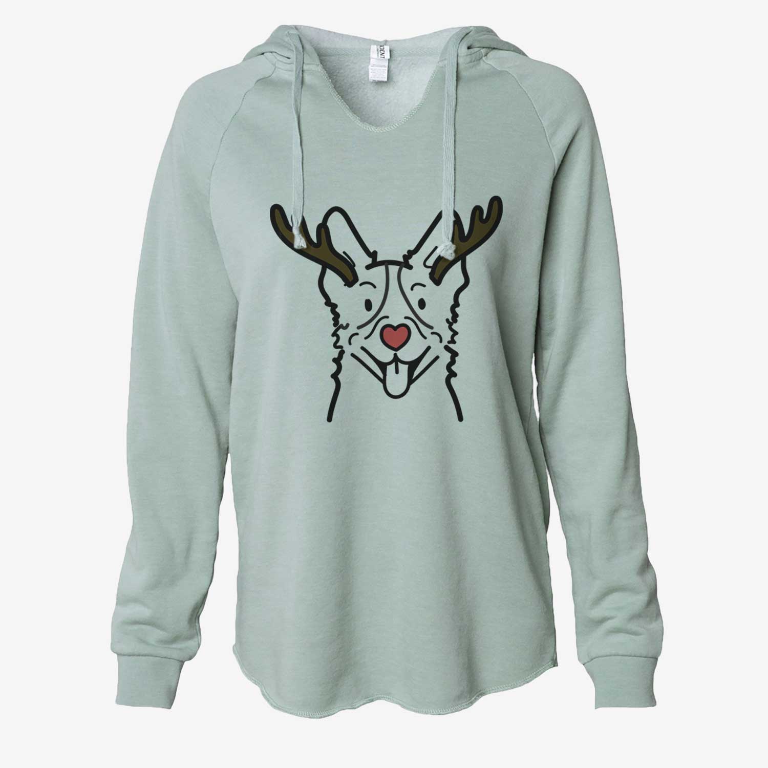 Red Nose Heeler - Cali Wave Hooded Sweatshirt