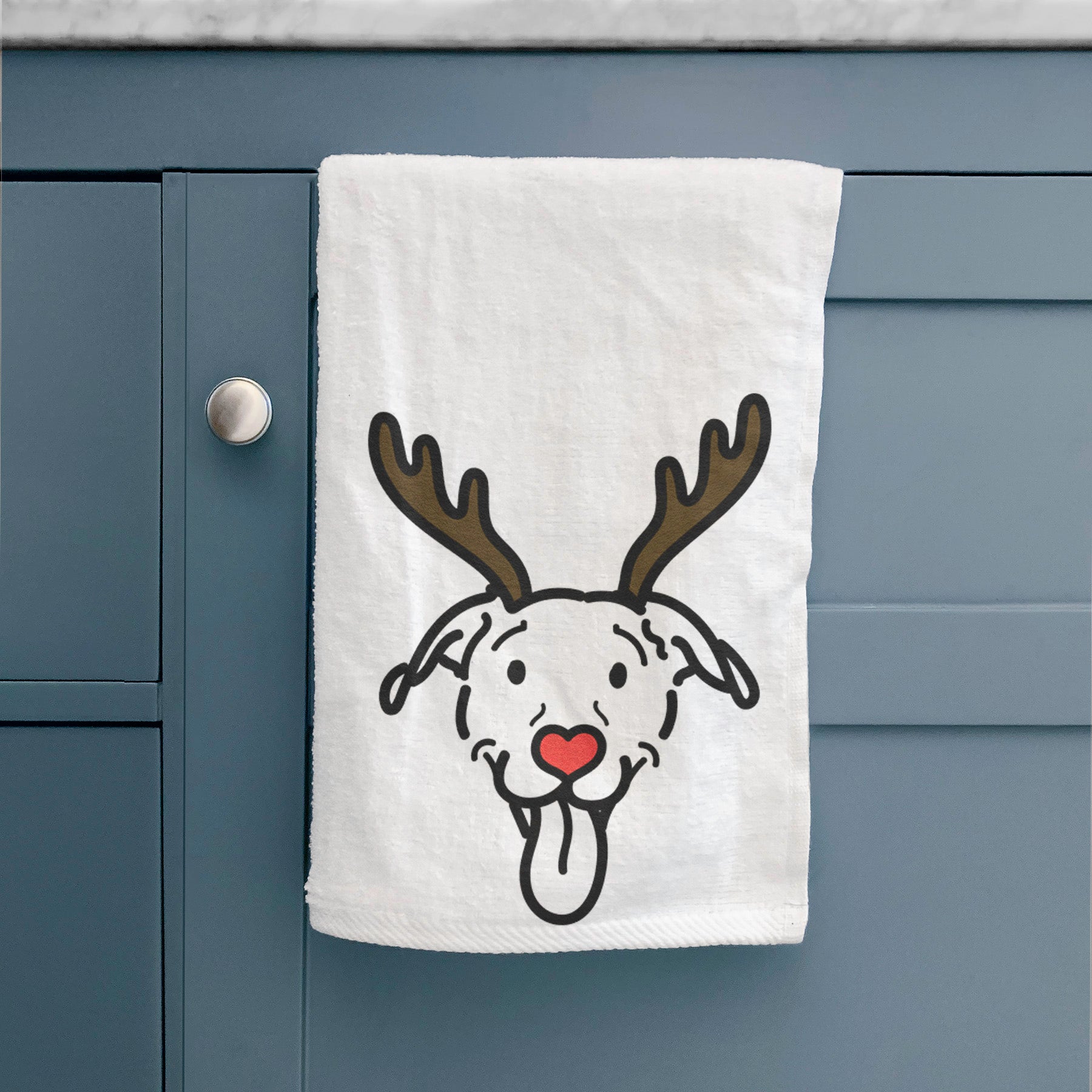 Red Nose Pitbull Mix - Hemi - Decorative Hand Towel