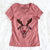 Red Nose Pitbull Mix - Hemi - Women's Perfect V-neck Shirt