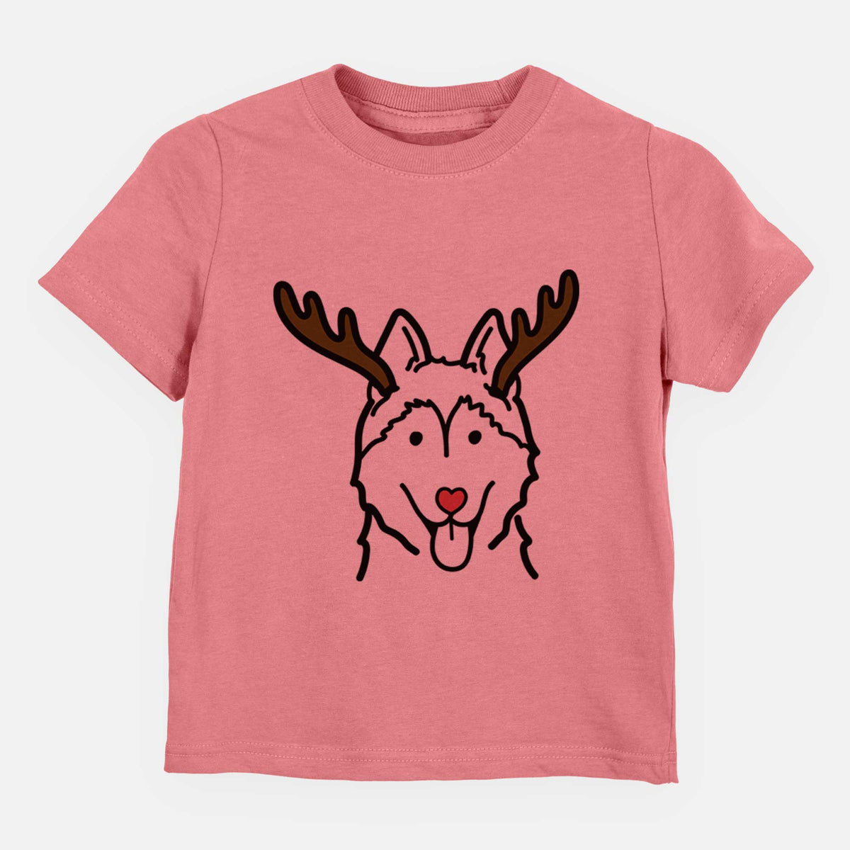 Red Nose Siberian Husky - Kids/Youth/Toddler Shirt