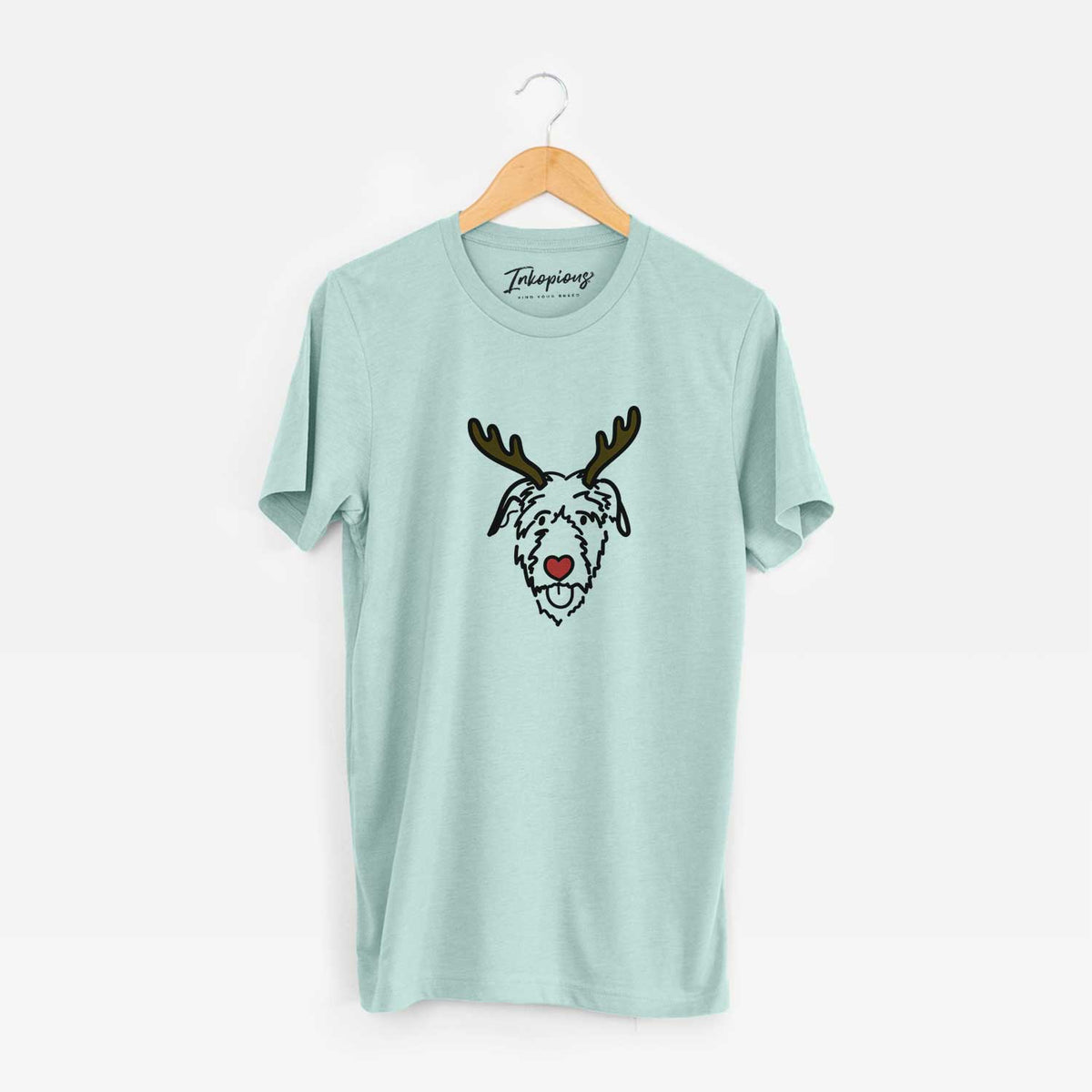 Red Nose Irish Wolfhound - Unisex Crewneck