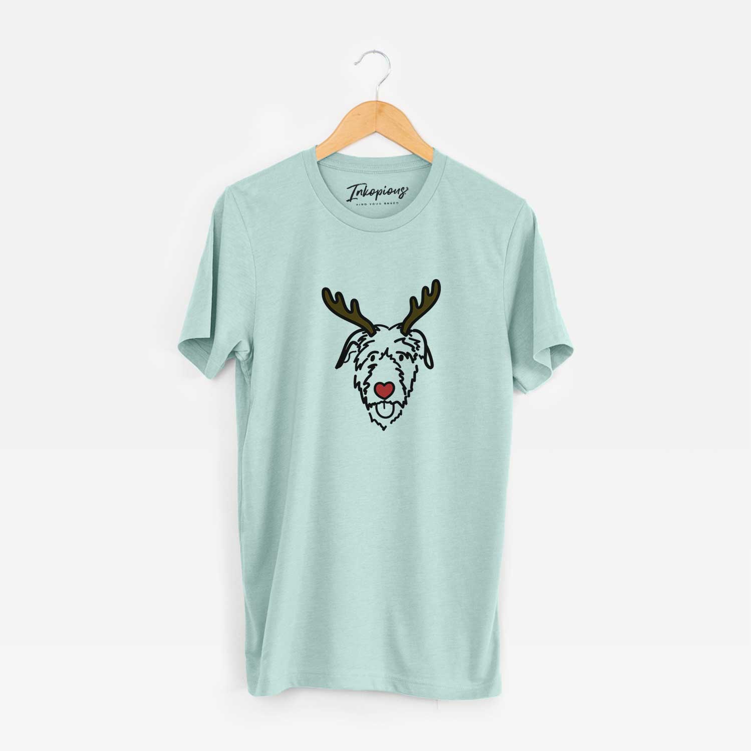 Red Nose Irish Wolfhound - Unisex Crewneck