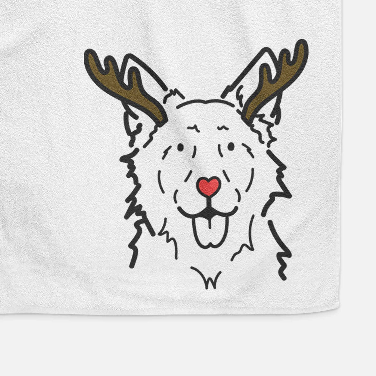Red Nose Mudi - Jack - Decorative Hand Towel