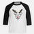 Red Nose Jack Russell Terrier - Youth 3/4 Long Sleeve