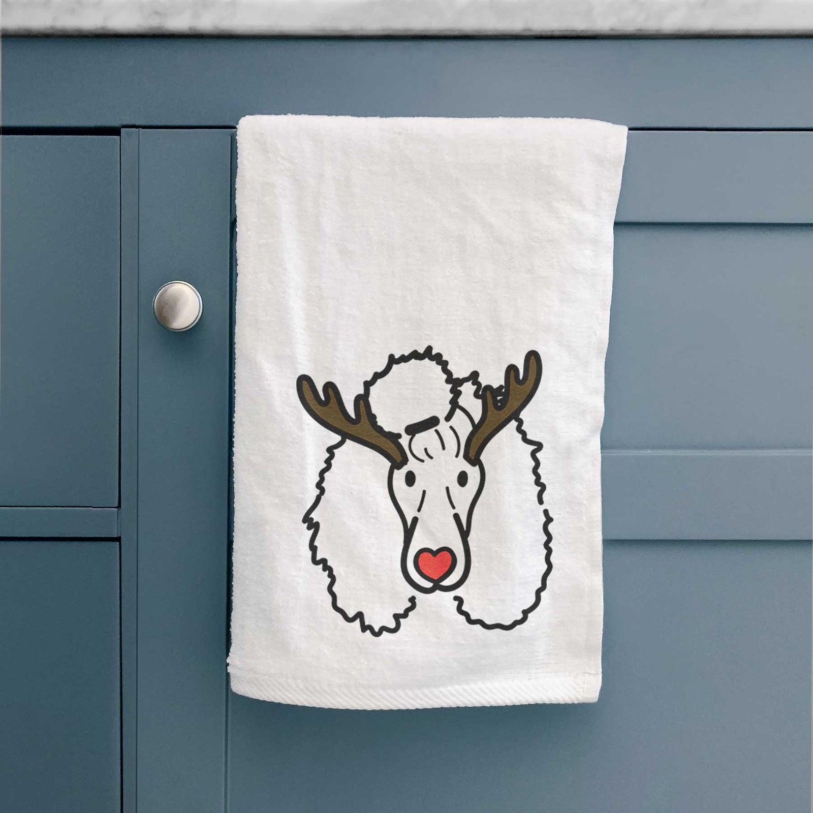 Red Nose Standard Poodle - Jemma - Decorative Hand Towel