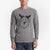 Red Nose Keeshond - Heavyweight 100% Cotton Long Sleeve