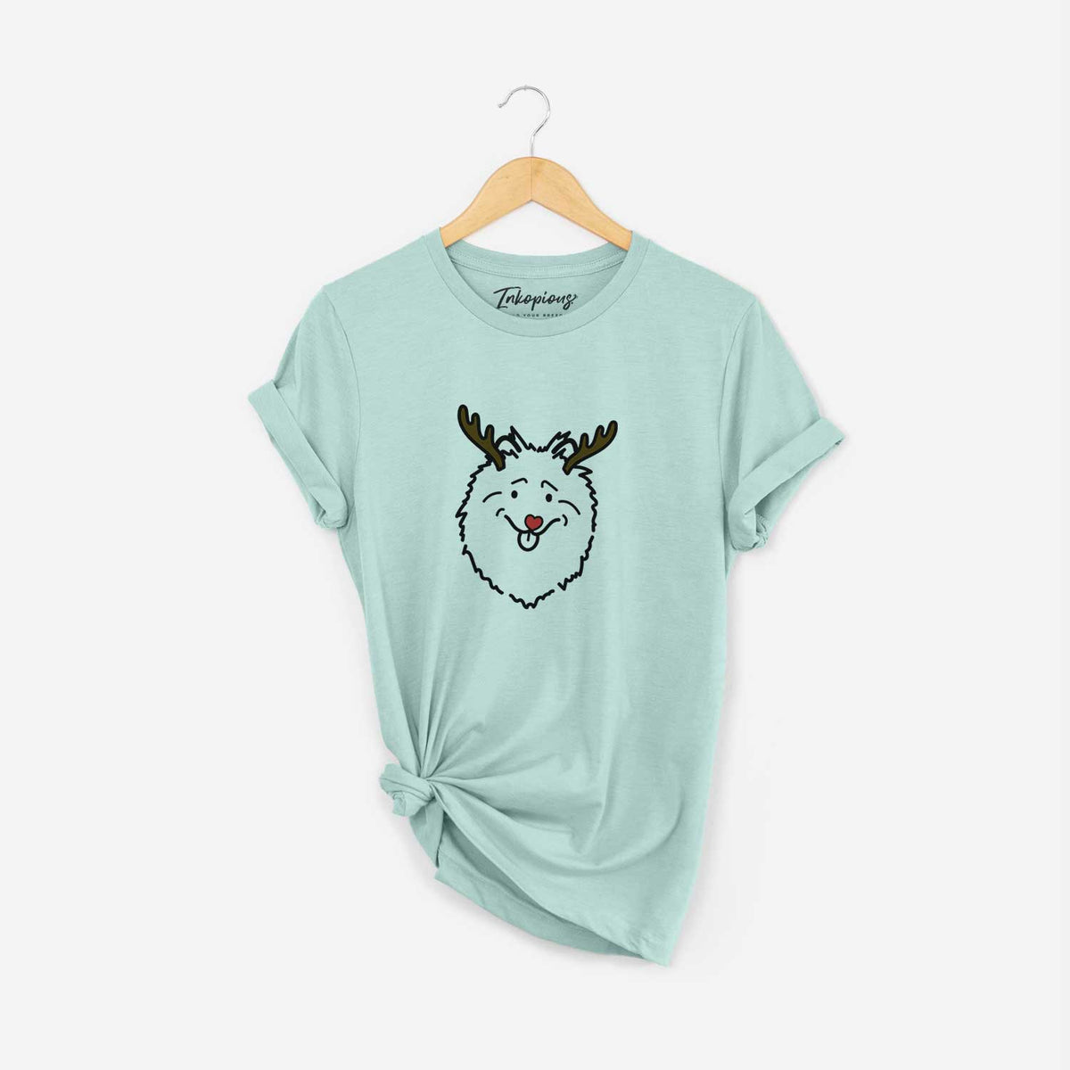 Red Nose Keeshond - Unisex Crewneck
