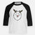 Red Nose Keeshond - Youth 3/4 Long Sleeve