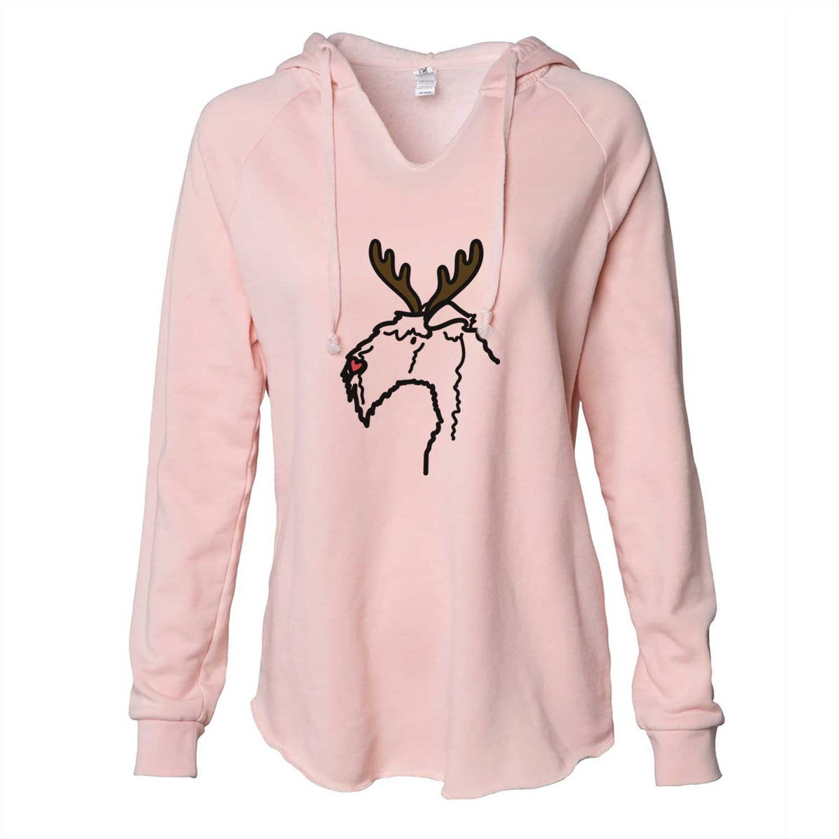 Red Nose Kerry Blue Terrier - Cali Wave Hooded Sweatshirt