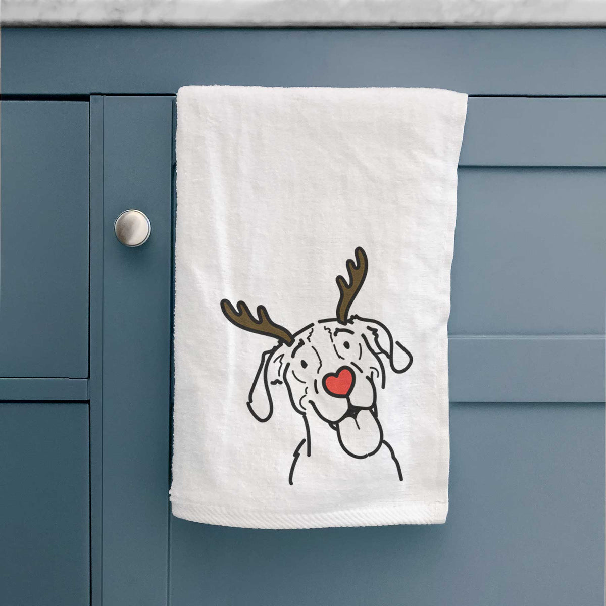 Red Nose Treeing Walker Coonhound - Kimble - Decorative Hand Towel