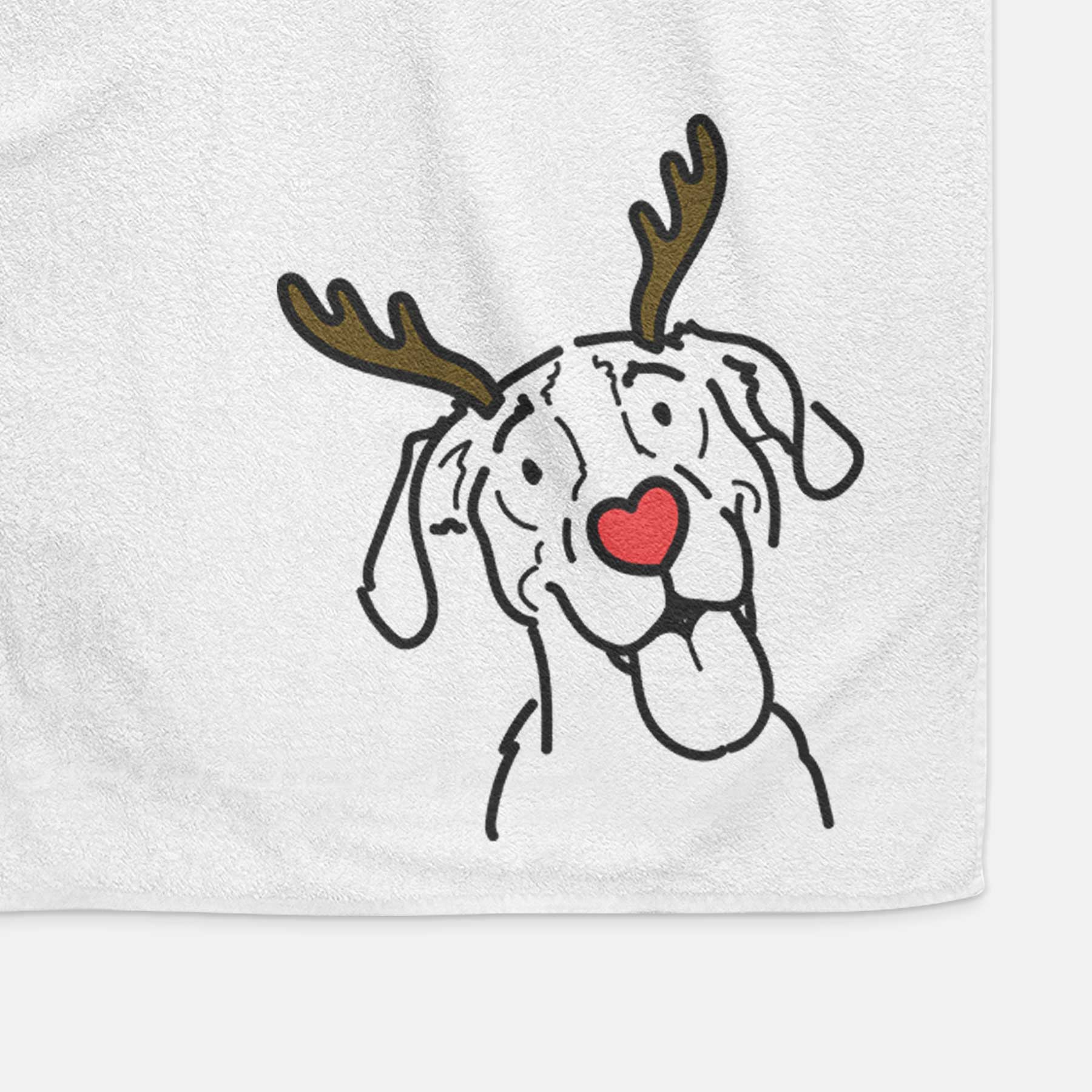 Red Nose Treeing Walker Coonhound - Kimble - Decorative Hand Towel