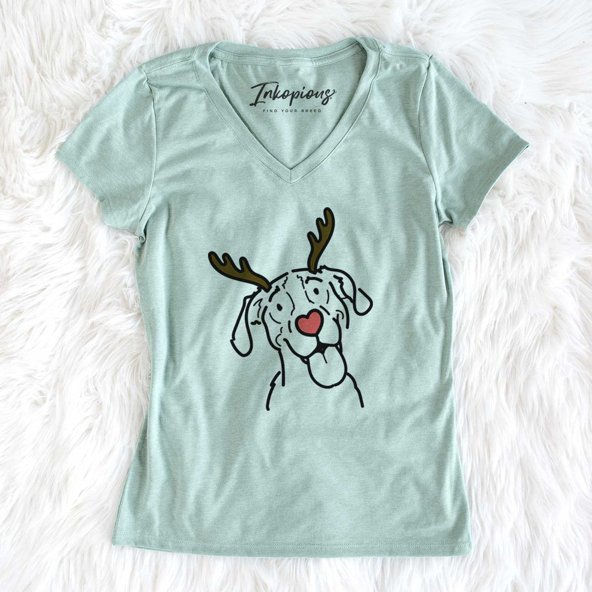 Red Nose Treeing Walker Coonhound - Kimble - Women&#39;s V-neck Shirt