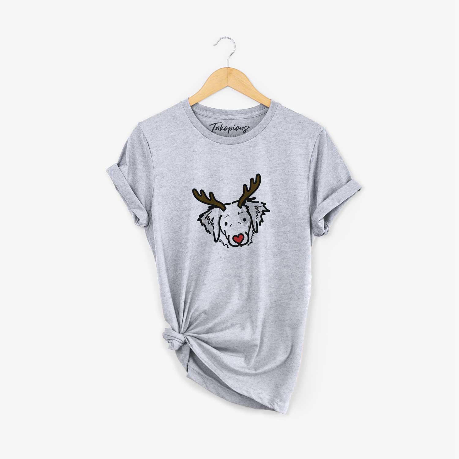 Red Nose Brittany Spaniel - Kiva - Unisex Crewneck