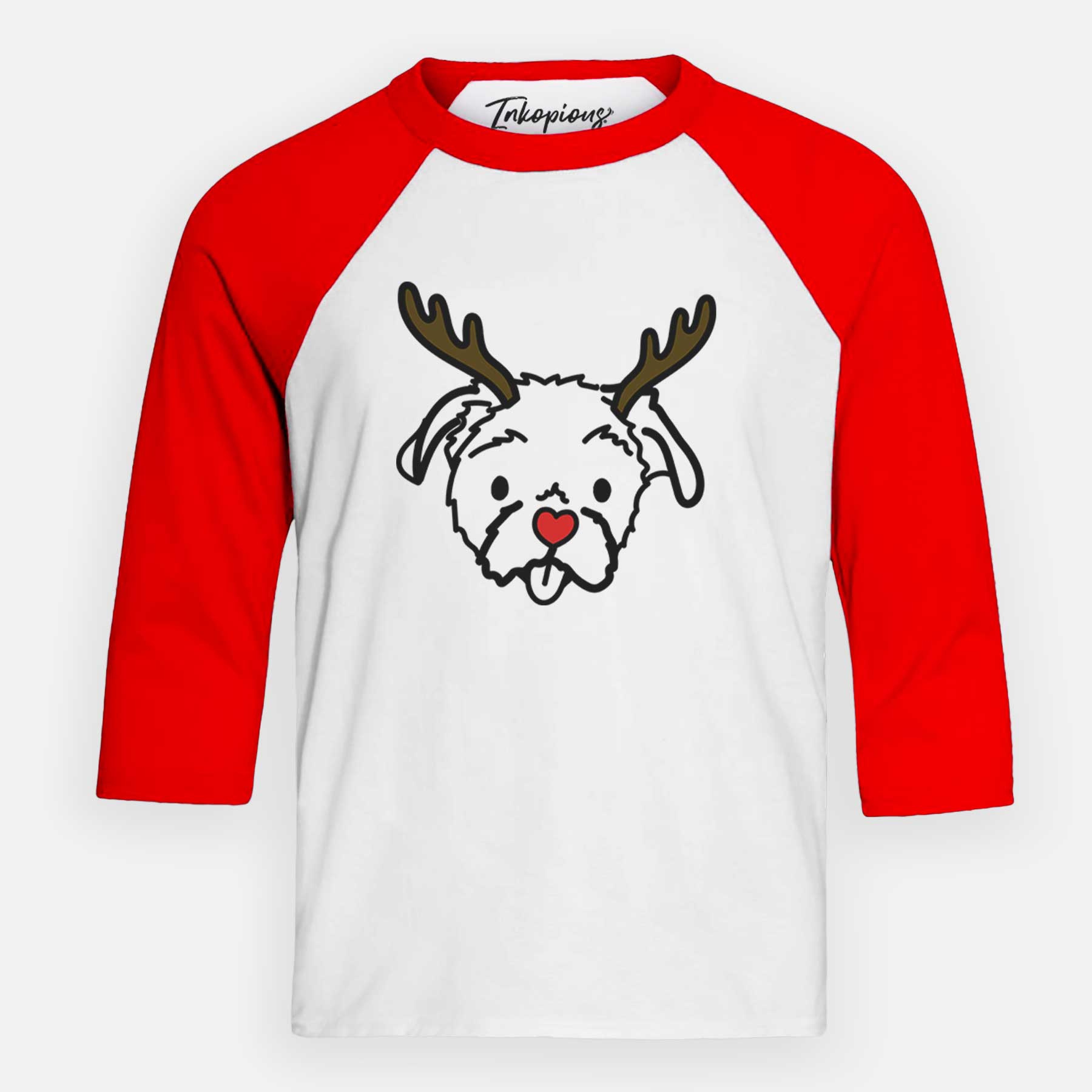 Red Nose Shih Tzu - Koko - Youth 3/4 Long Sleeve