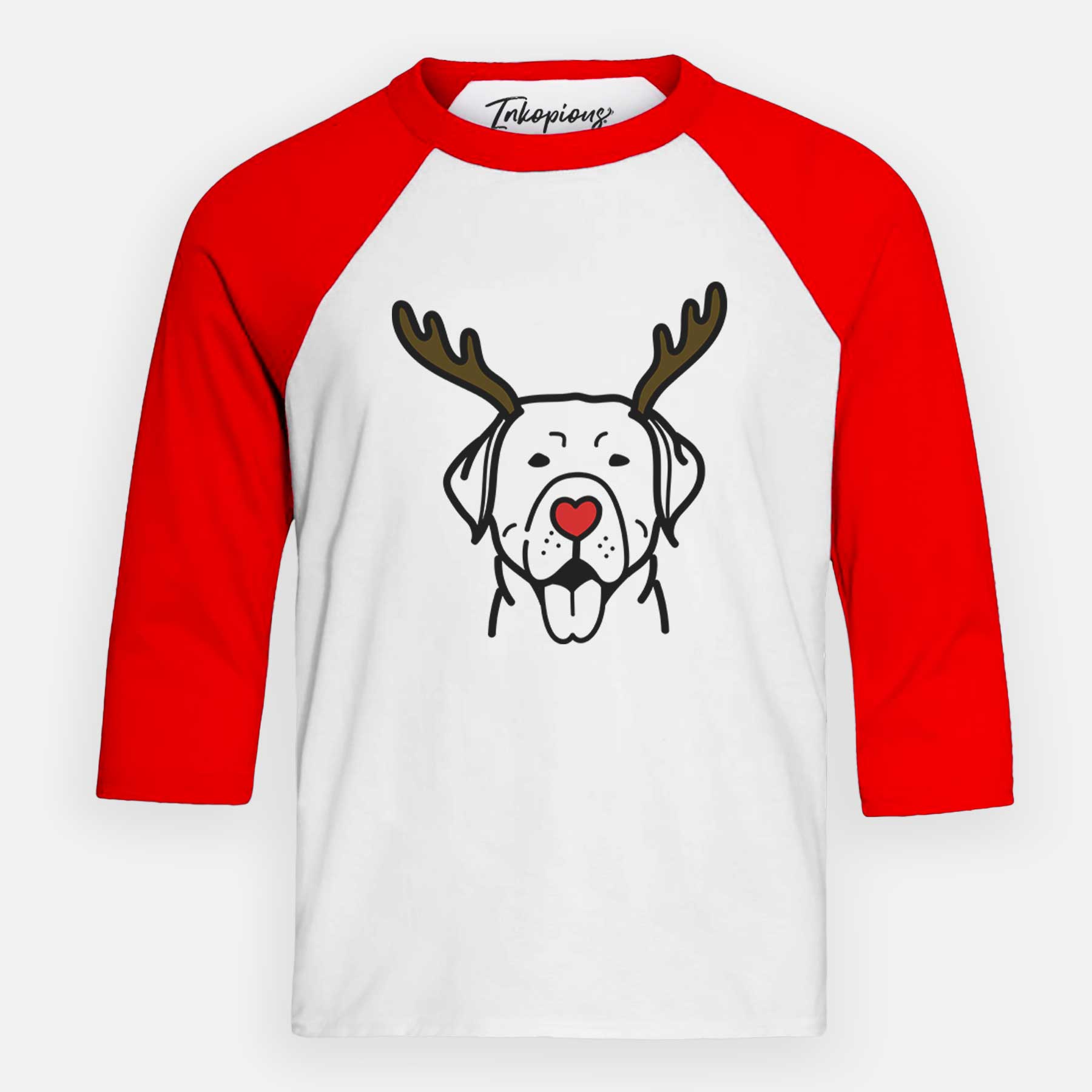 Red Nose Labrador Retriever - Youth 3/4 Long Sleeve