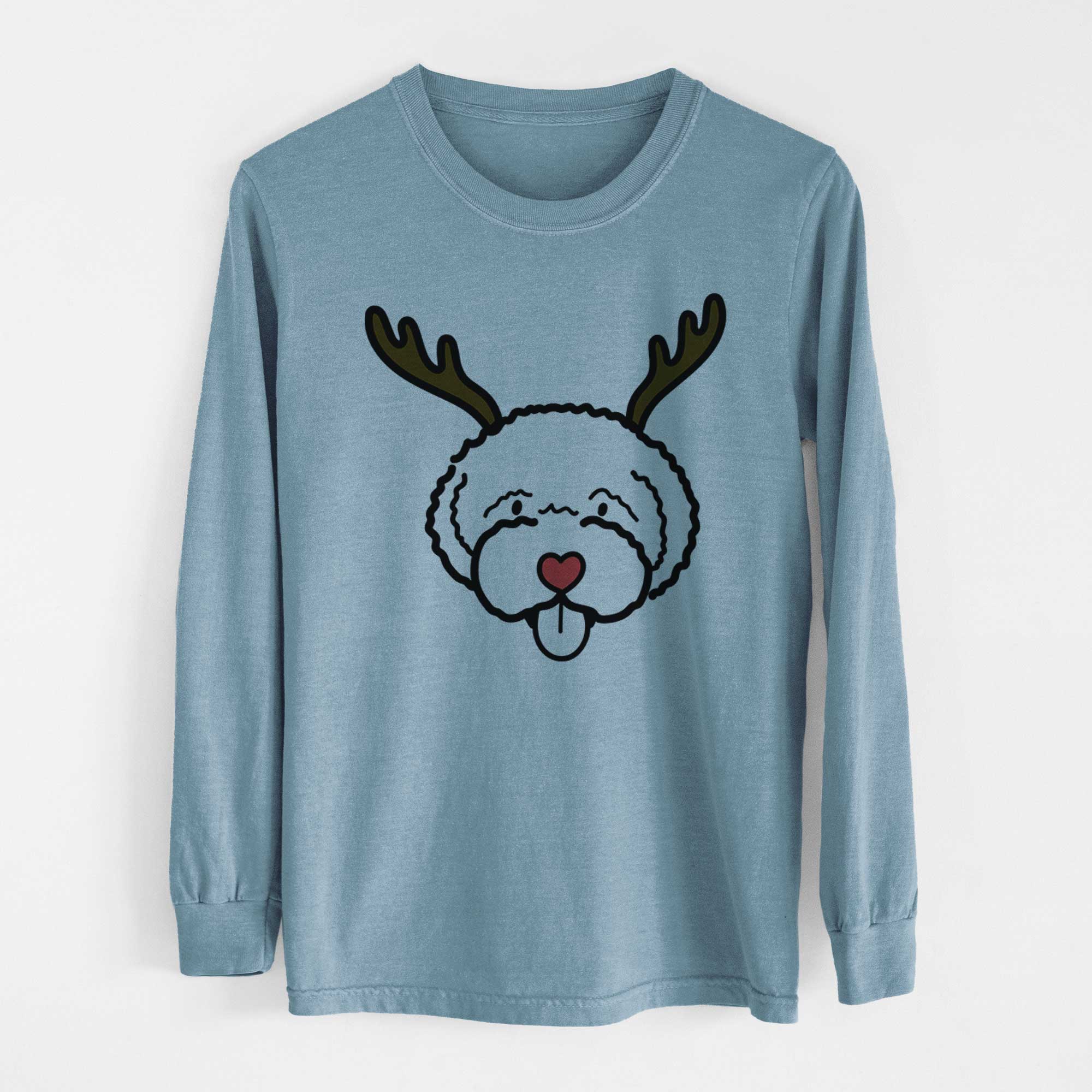 Red Nose Lagotta Romagnolo - Heavyweight 100% Cotton Long Sleeve