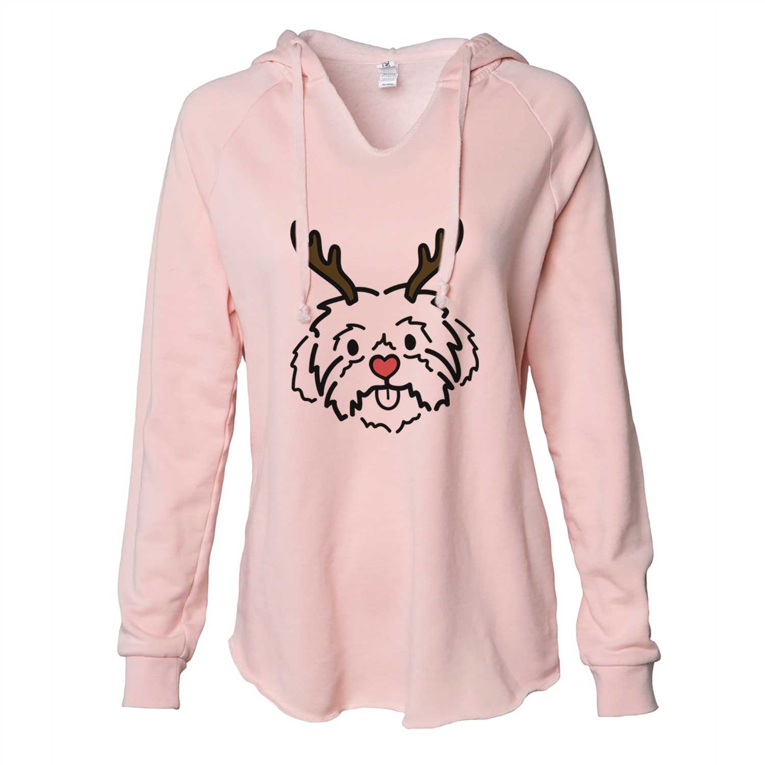 Red Nose Shih Tzu - Leo - Cali Wave Hooded Sweatshirt