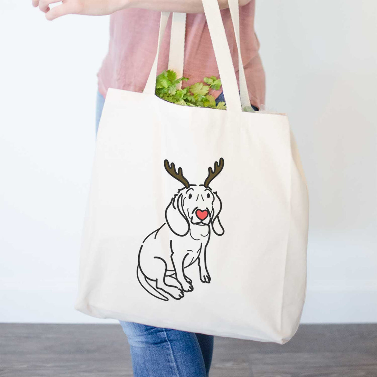 Red Nose Beagle - Lilly - Tote Bag