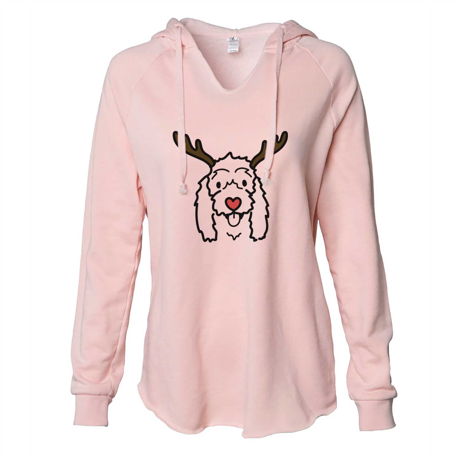 Red Nose Coton de Tulear - Louie - Cali Wave Hooded Sweatshirt