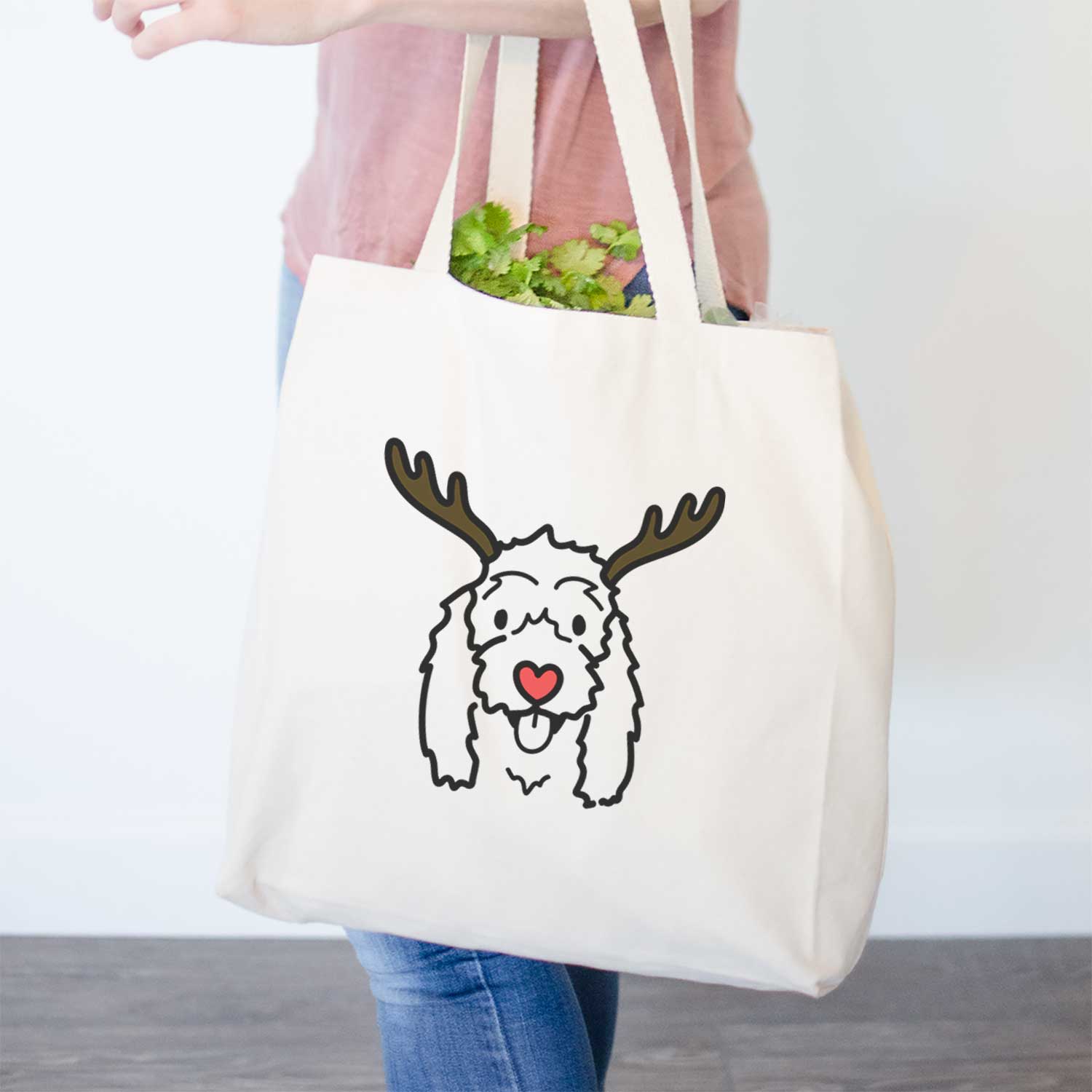Red Nose Coton de Tulear - Louie - Tote Bag