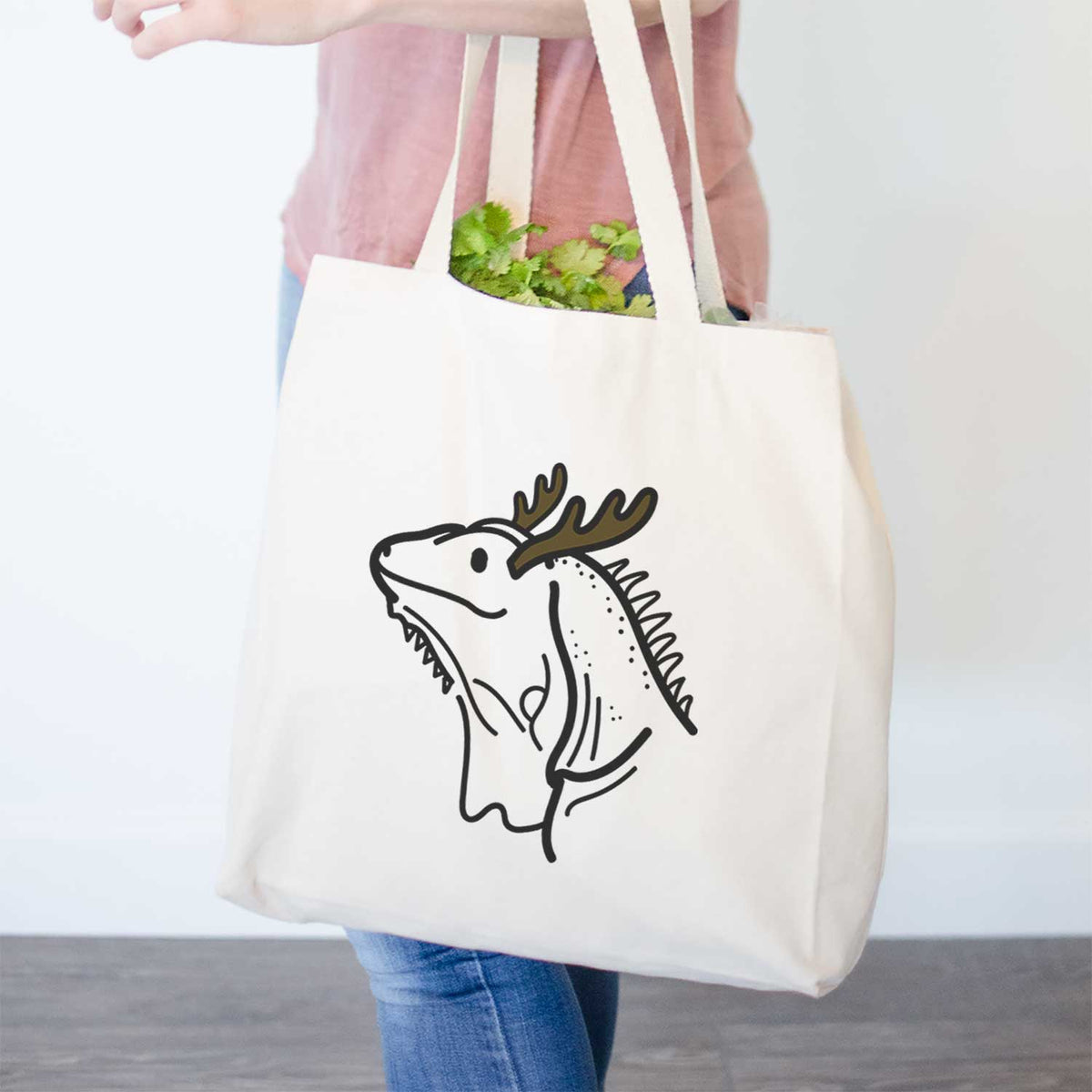 Red Nose Iguana - Louie - Tote Bag