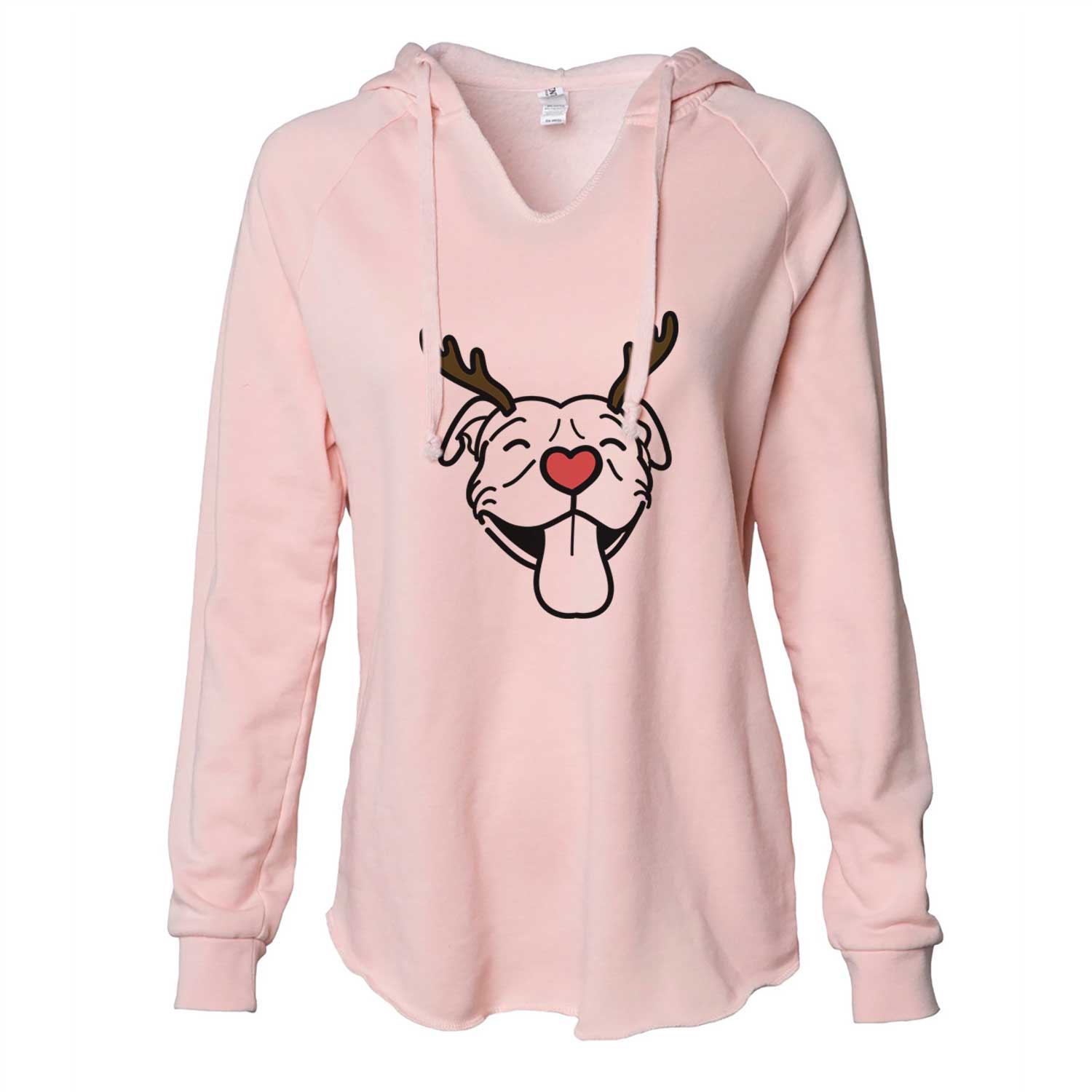 Red Nose Pitbull - Louie - Cali Wave Hooded Sweatshirt