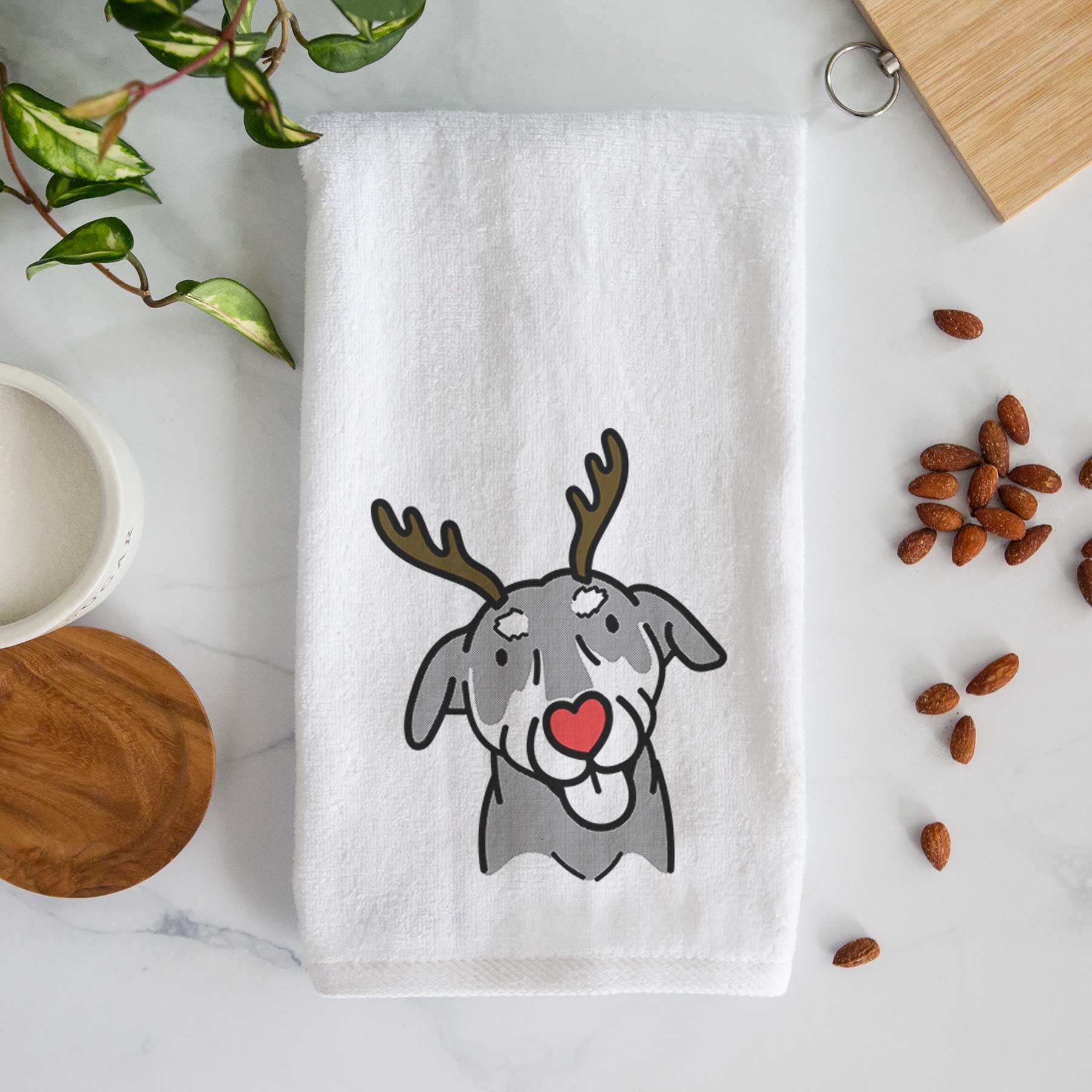 Red Nose Mixed Breed - Lousia - Decorative Hand Towel