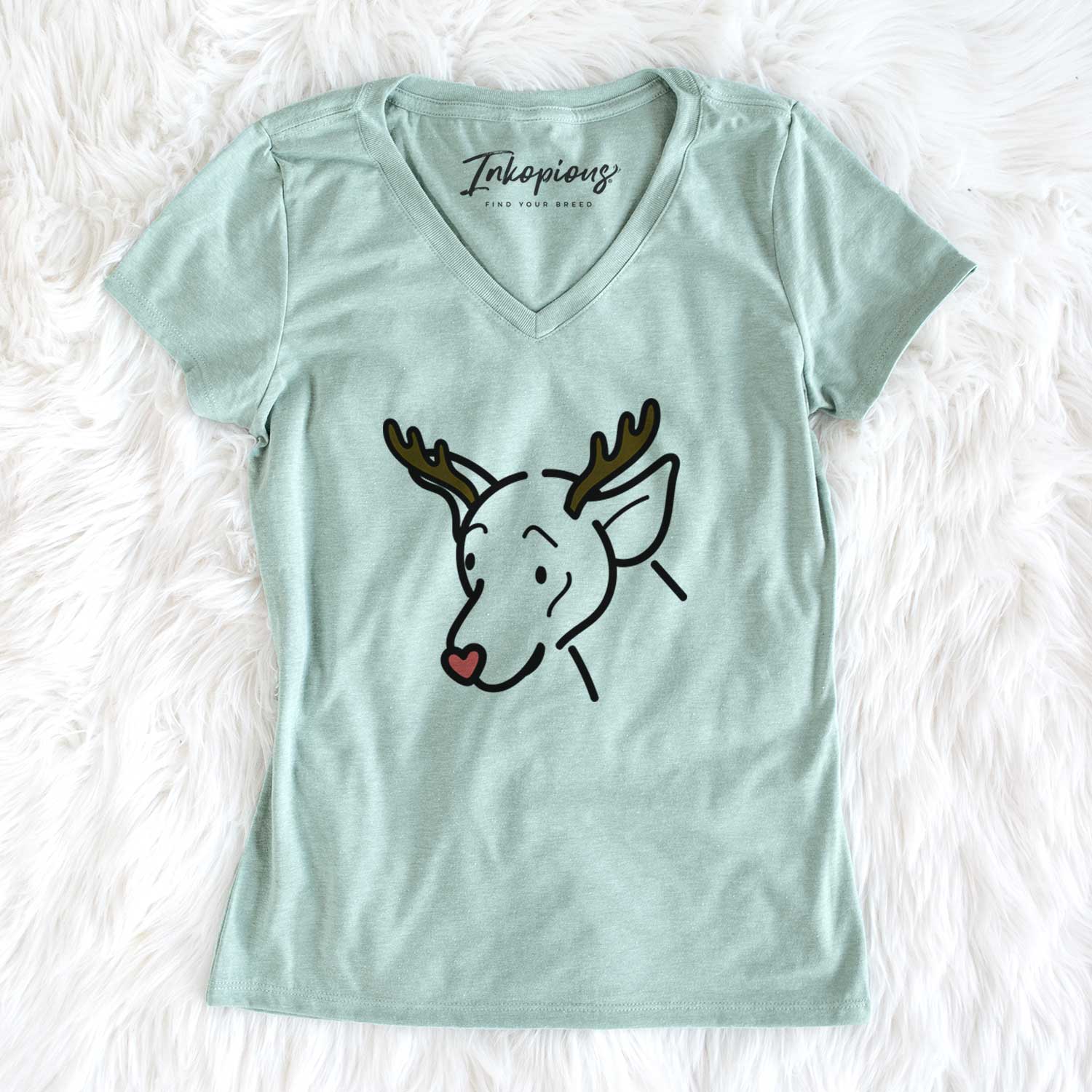 Red Nose Mixed Breed - Lucky - Women's V-neck Shirt