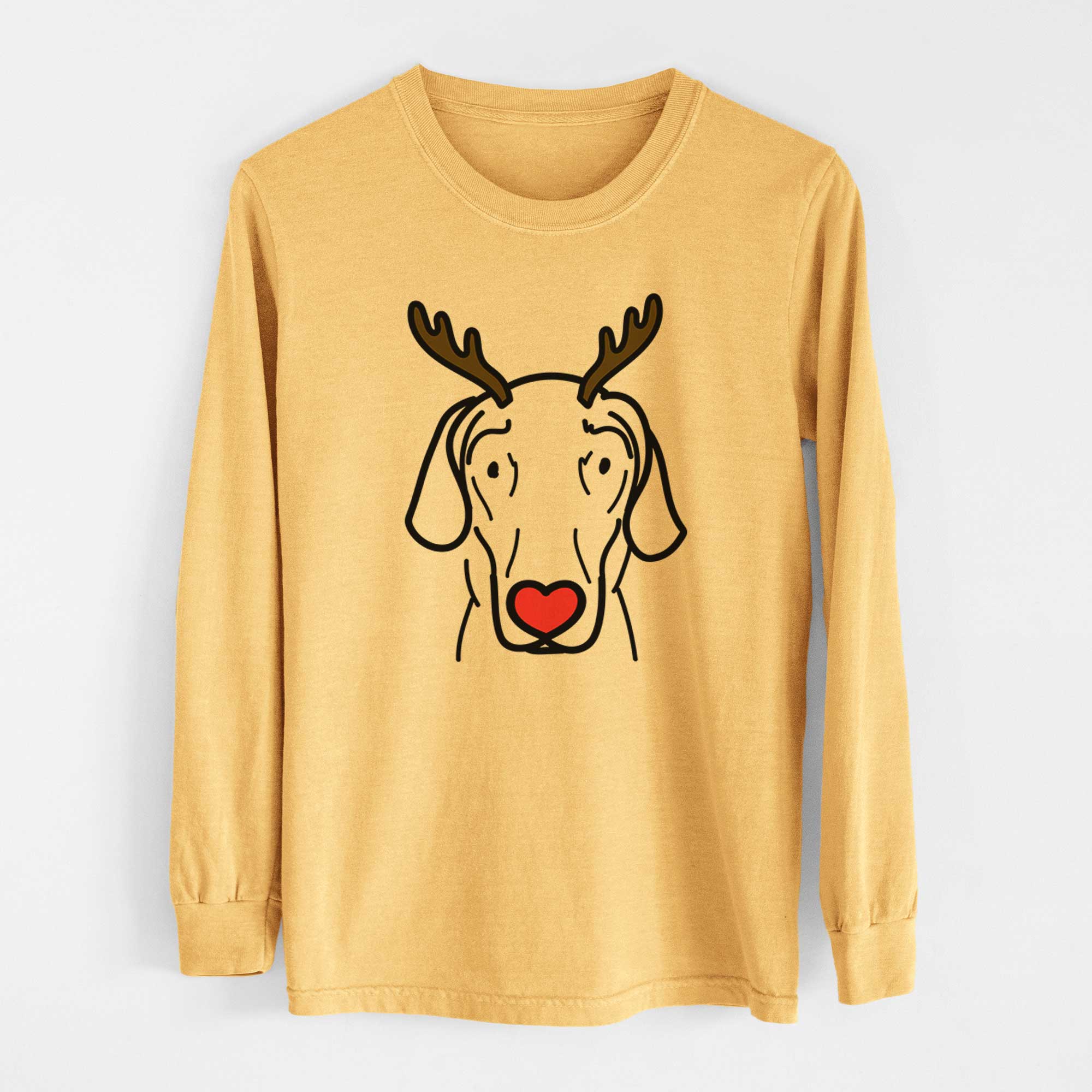 Red Nose Great Dane - Lucy - Heavyweight 100% Cotton Long Sleeve