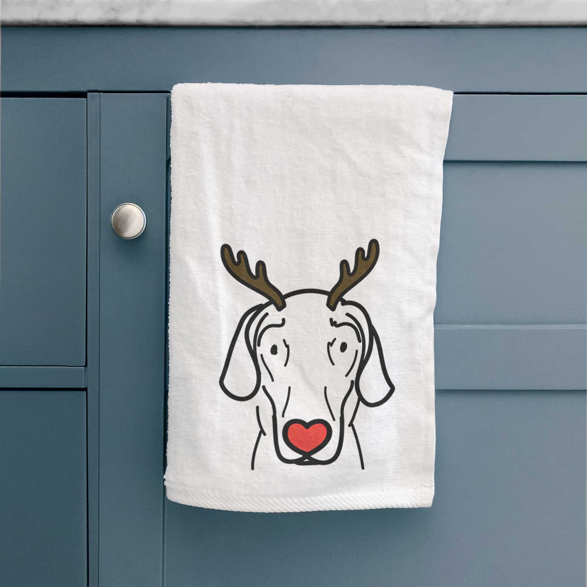 Red Nose Great Dane - Lucy - Decorative Hand Towel