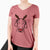 Red Nose Great Dane - Lucy - Women's V-neck Shirt