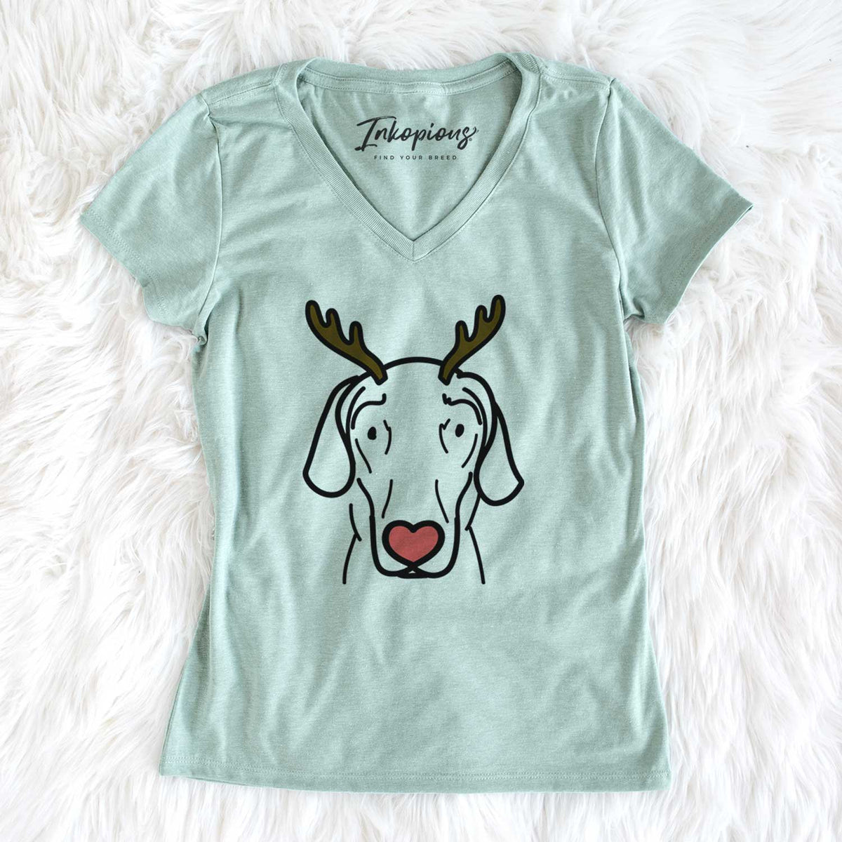 Red Nose Great Dane - Lucy - Women&#39;s V-neck Shirt