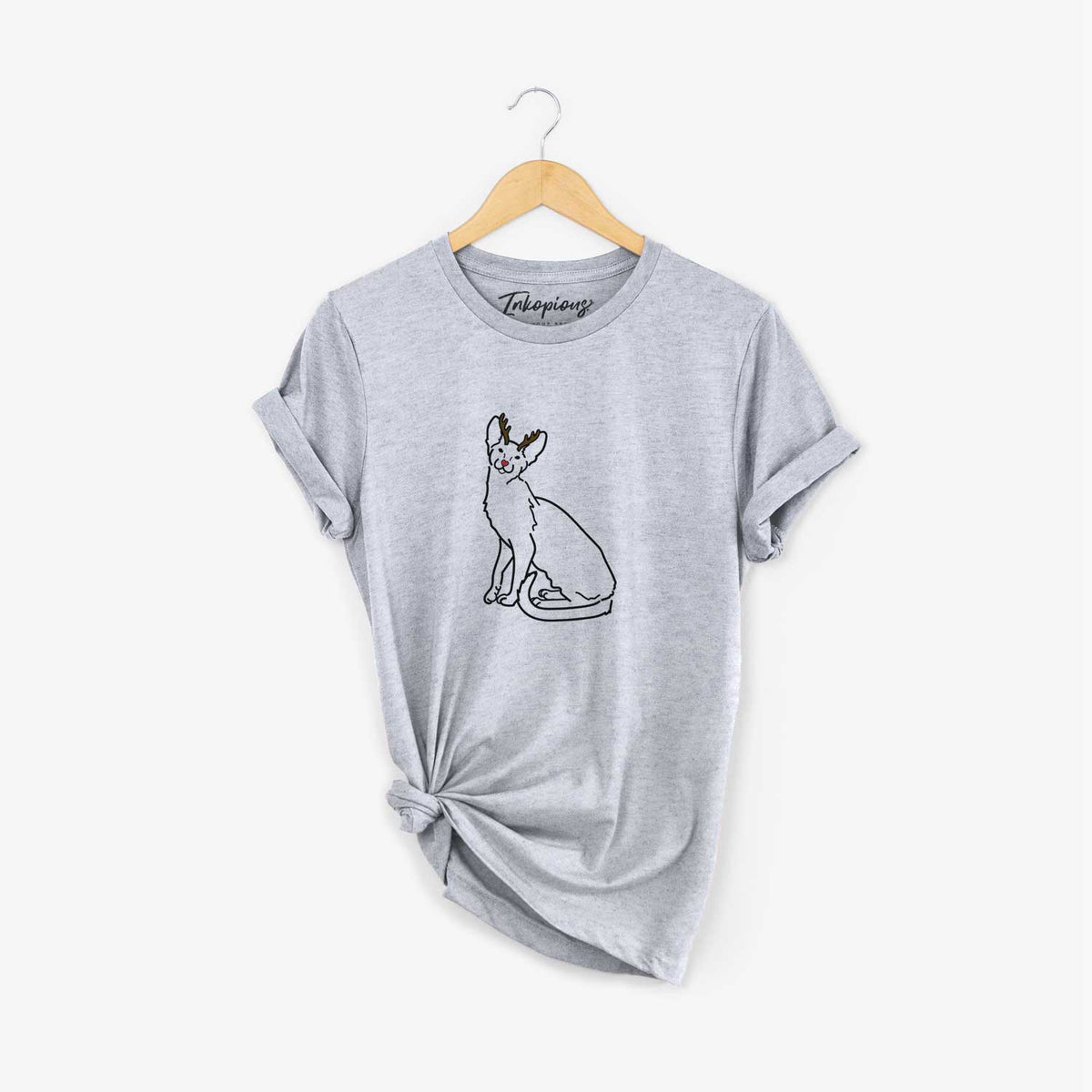 Red Nose Oriental Shorthair Cat - Lyra - Unisex Crewneck