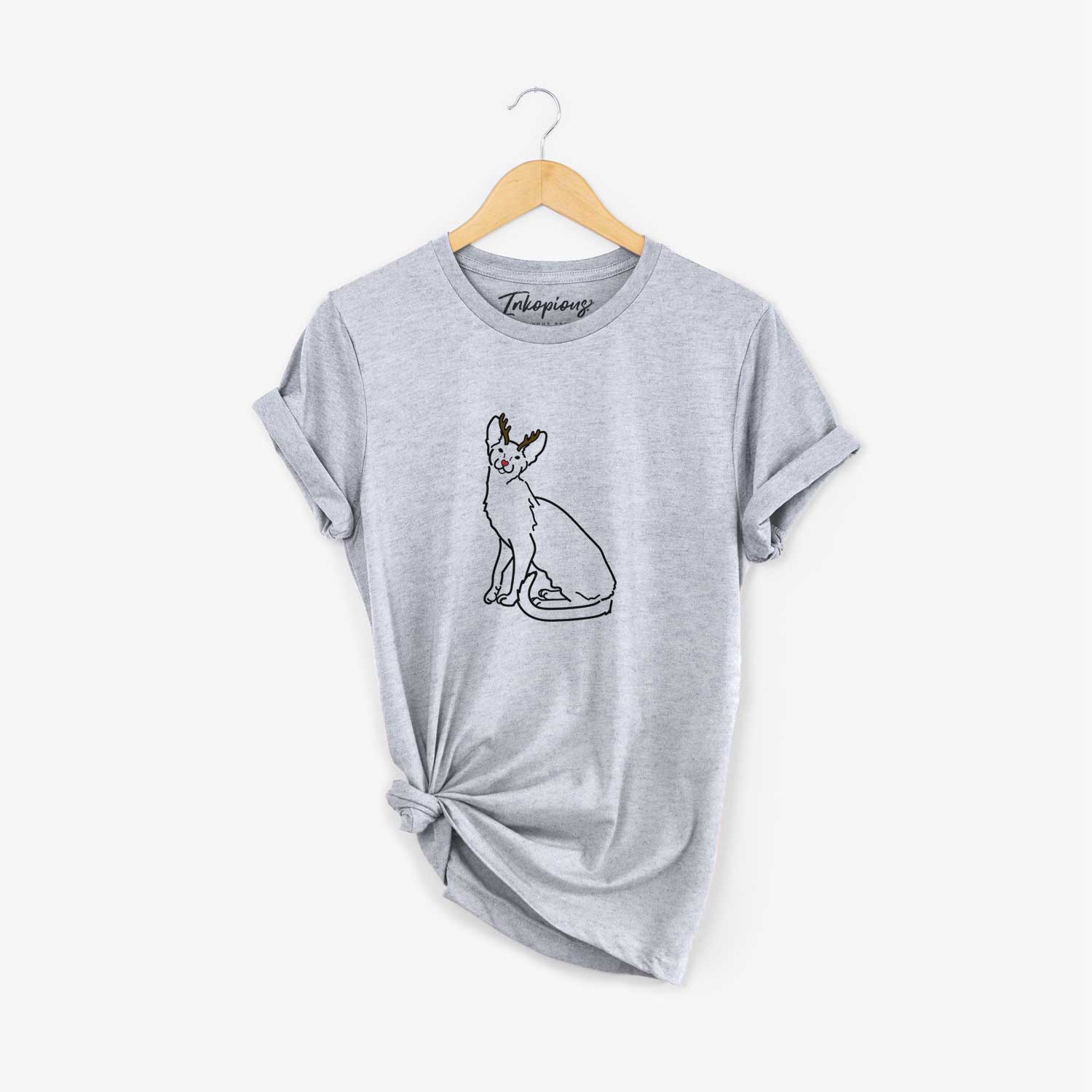 Red Nose Oriental Shorthair Cat - Lyra - Unisex Crewneck