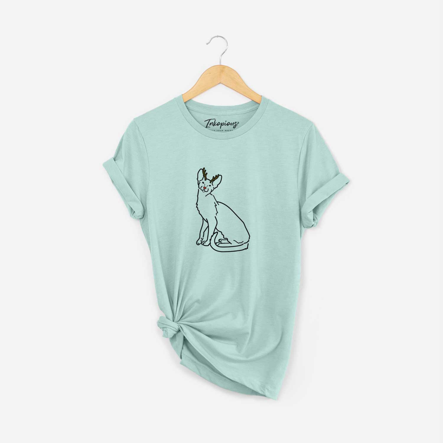 Red Nose Oriental Shorthair Cat - Lyra - Unisex Crewneck