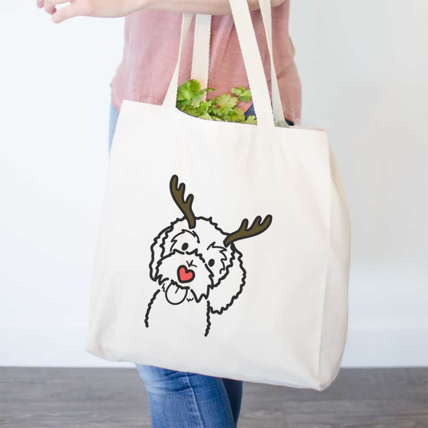 Red Nose Bernedoodle - Mabel - Tote Bag