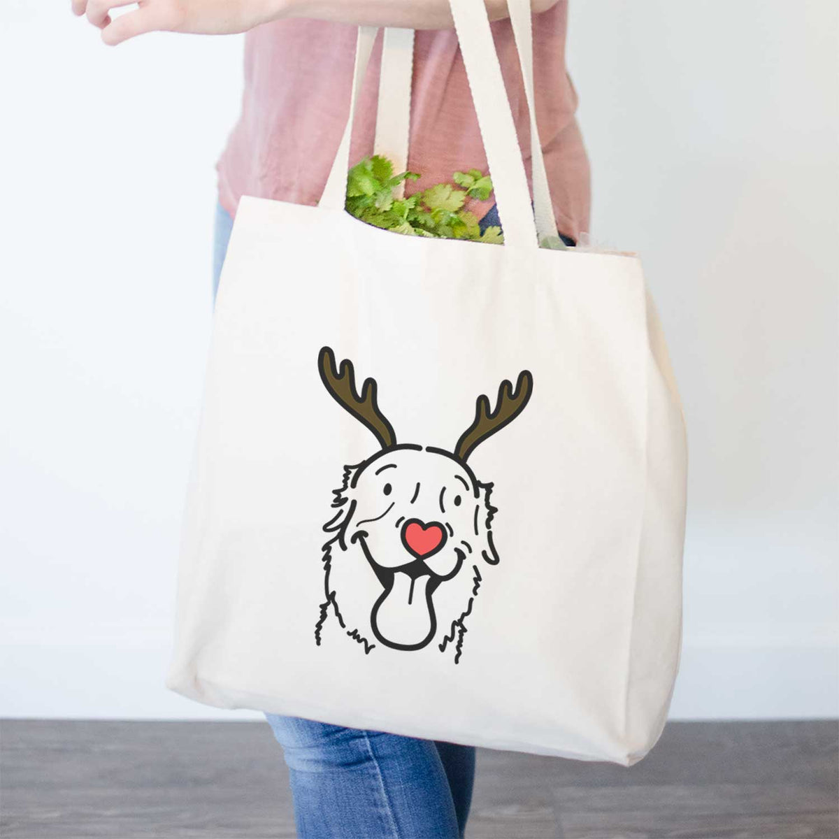 Red Nose Golden Retriever - Maple - Tote Bag