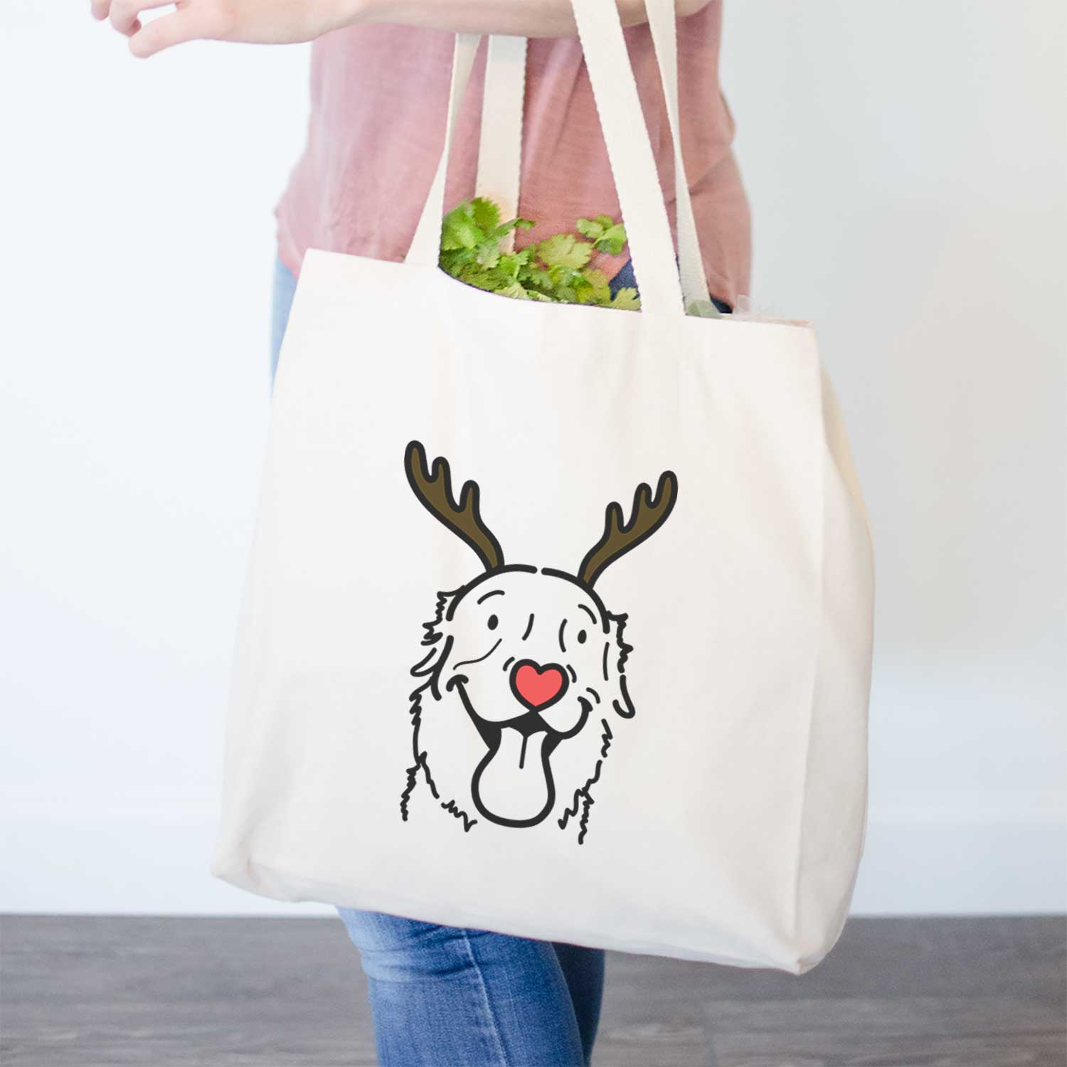 Red Nose Golden Retriever - Maple - Tote Bag