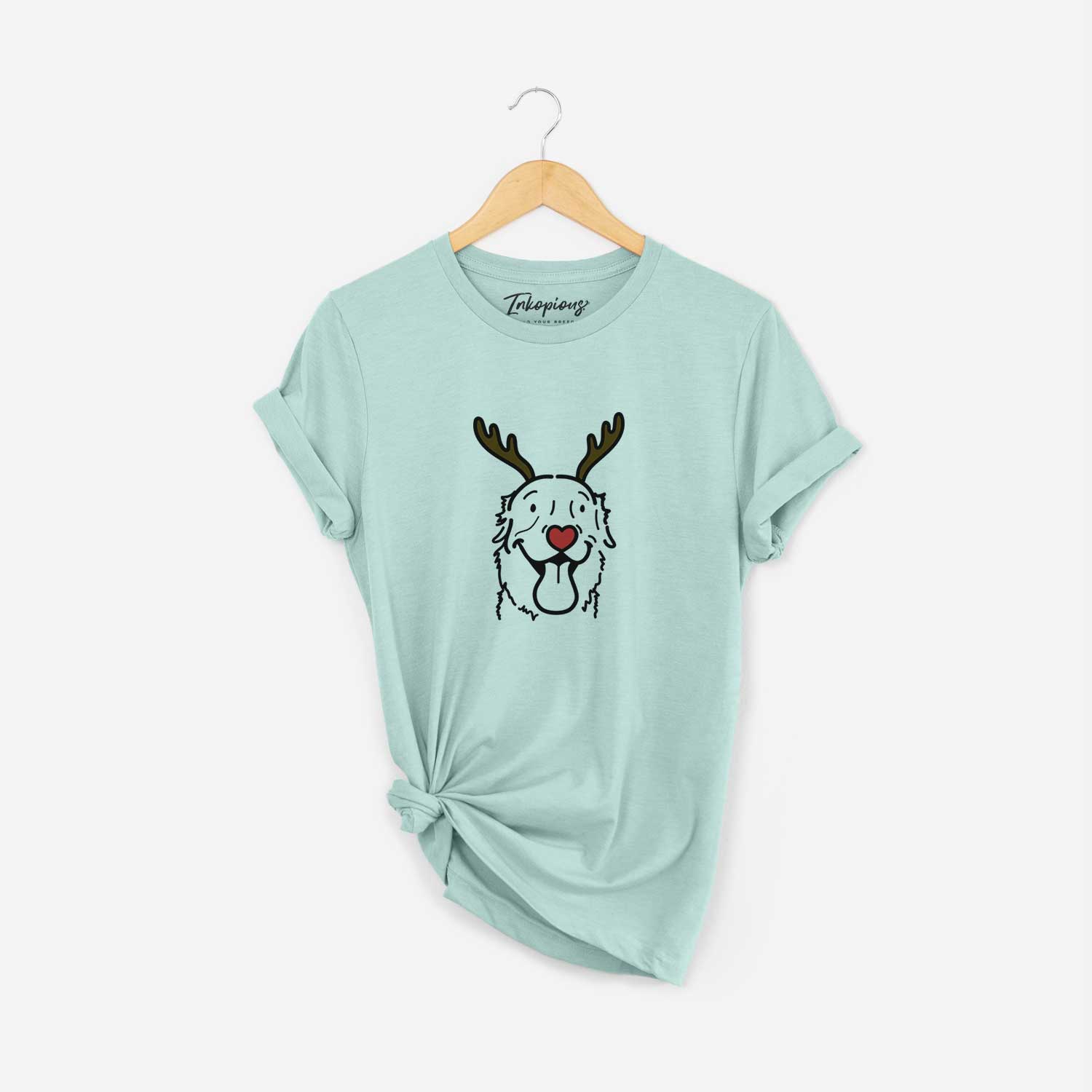 Red Nose Golden Retriever - Maple - Unisex Crewneck