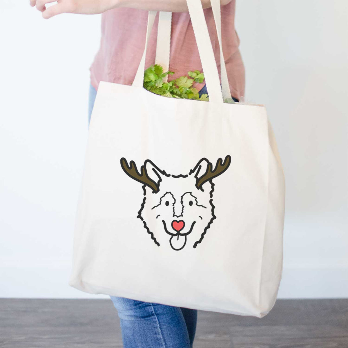 Red Nose Alaskan Malamute - Max - Tote Bag