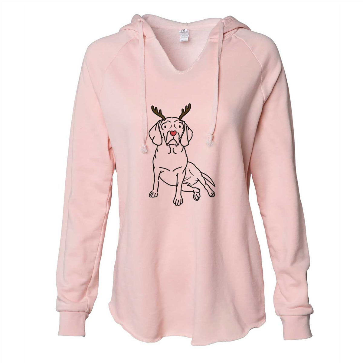 Red Nose Puggle - Mayble - Cali Wave Hooded Sweatshirt