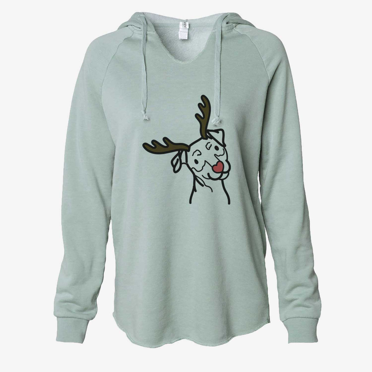 Red Nose Mini Pinscher - Cali Wave Hooded Sweatshirt