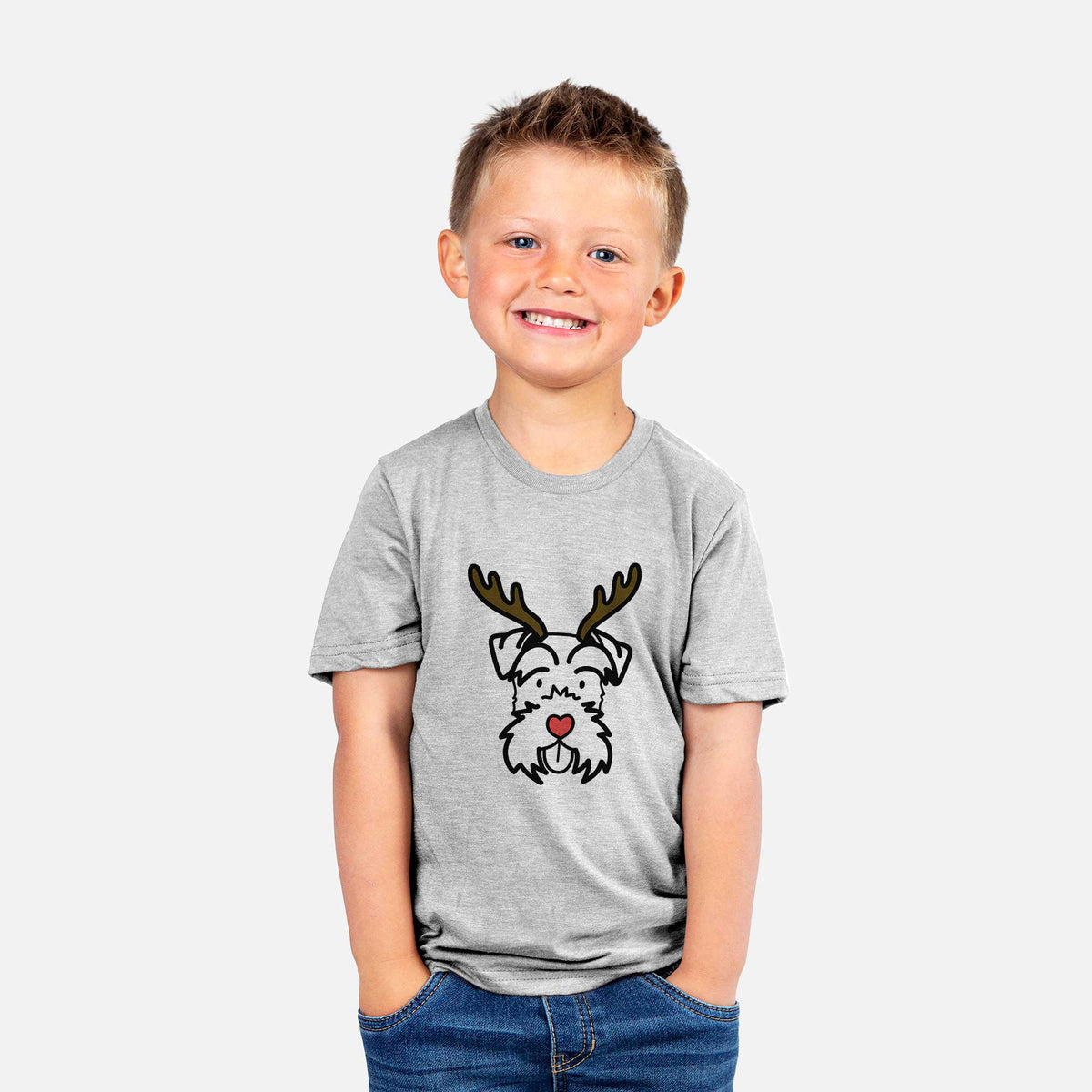 Red Nose Miniature Schnauzer - Kids/Youth/Toddler Shirt