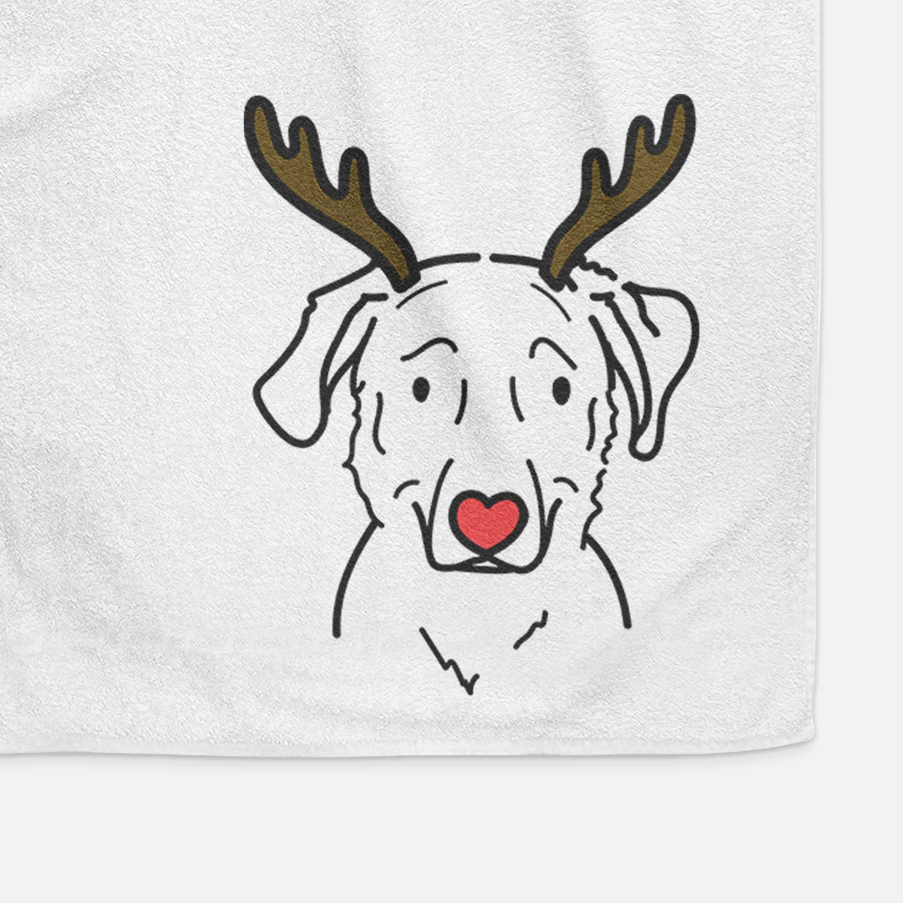 Red Nose Golden Retriever Mix - Mitzi - Decorative Hand Towel