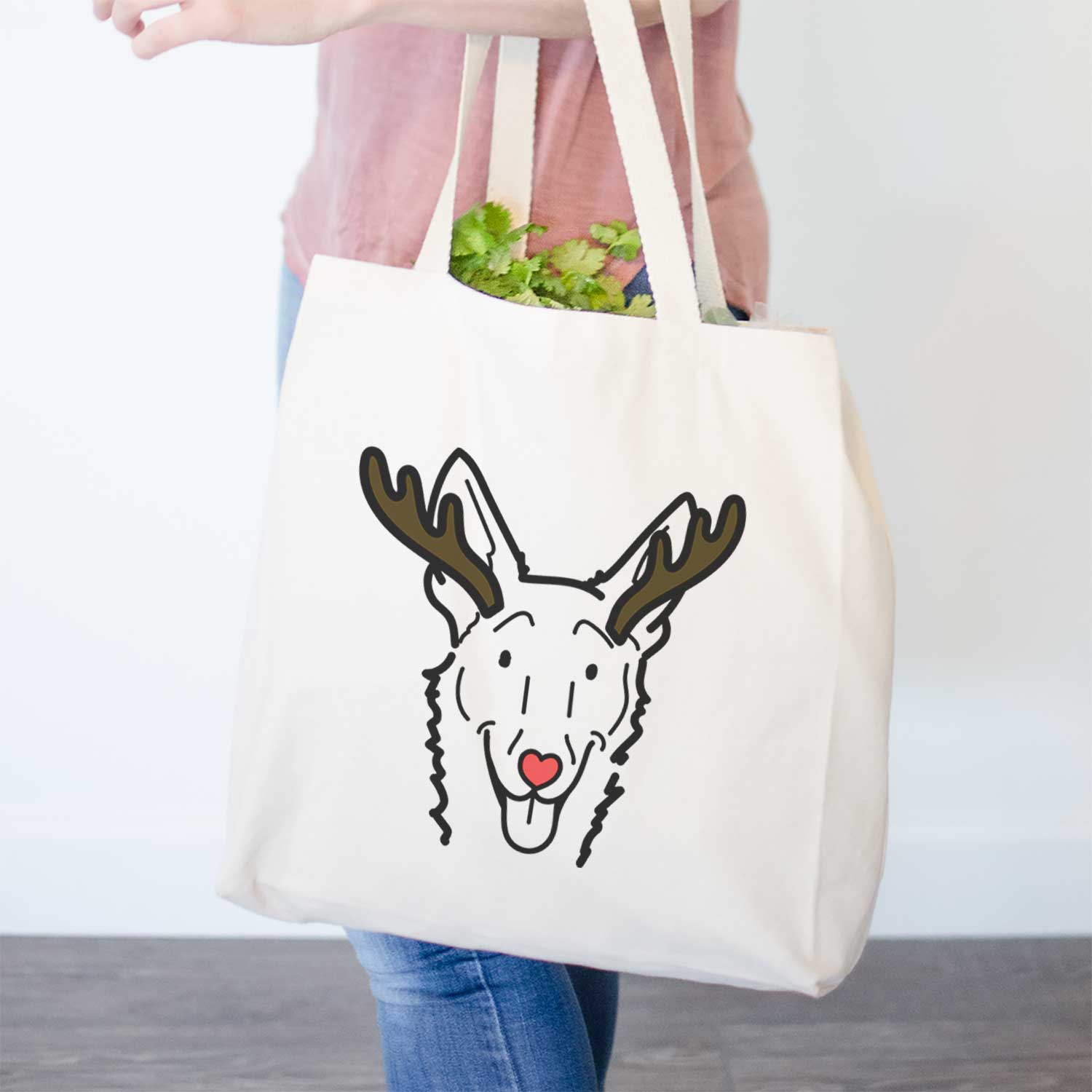 Red Nose Carolina Dog - Mochi - Tote Bag