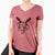 Red Nose Vizsla - Moose - Women's V-neck Shirt