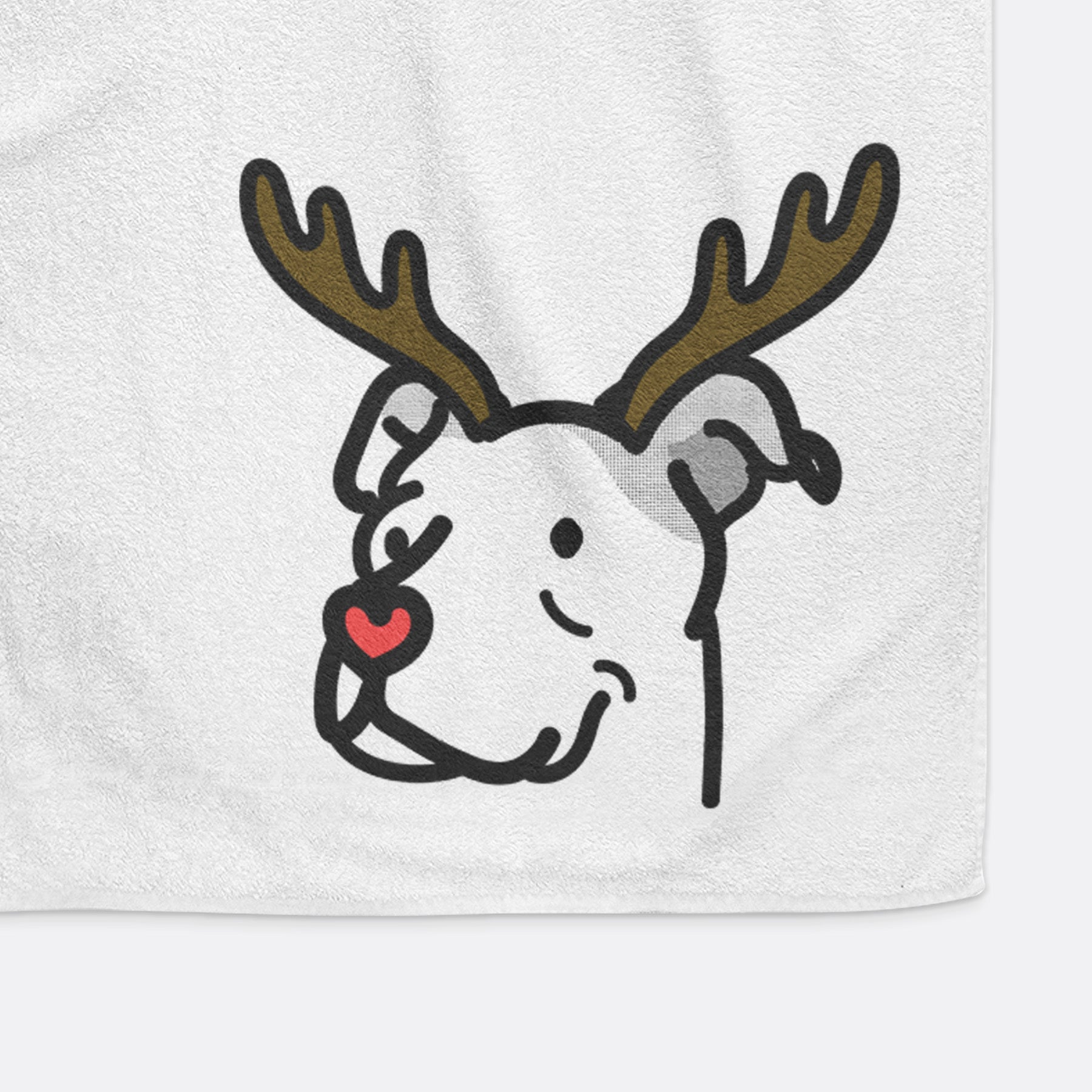 Red Nose Pitbull Mix - Mr. Sir - Decorative Hand Towel