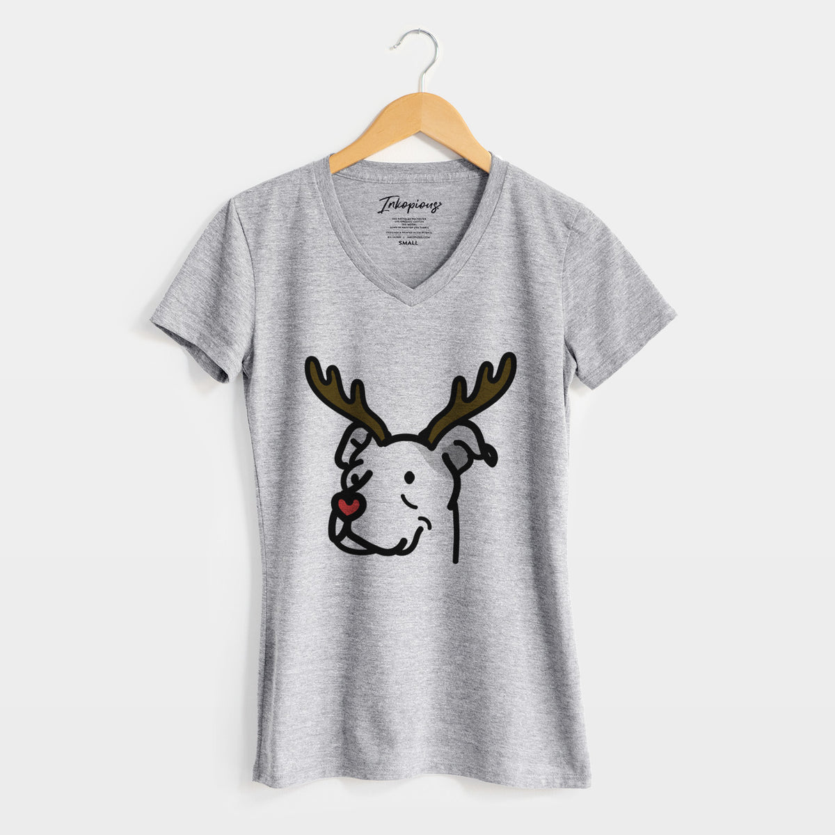 Red Nose Pitbull Mix - Mr. Sir - Women's V-neck Shirt